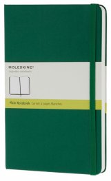 Бележник Moleskine Notebook Plain Oxide Green Large [Hard Cover] [6323]