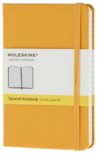 Бележник Moleskine Notebook Square Yellow Orange Pocket [Hard Cover] [6347]