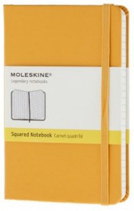 Бележник Moleskine Notebook Square Yellow Orange Pocket [Hard Cover] [6347]