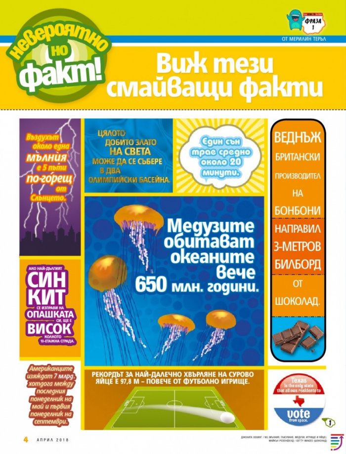 National Geographic KIDS България Април/2018