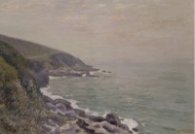 Cotes du pays de Galles et brume