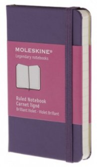 Бележник Moleskine Classic Hard Cover Mini Ruled Notebook Purple [8457]