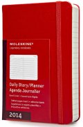 Moleskine 2014 12 Month Daily Planner Pocket Hard Cover Red [5739]