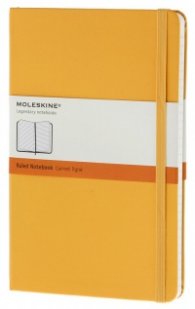 Бележник Moleskine Classic Hard Cover Large Ruled Notebook Yellow Orange [6361]