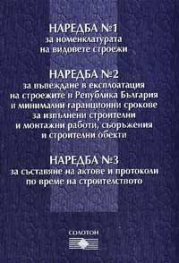 Наредба №1, №2, №3