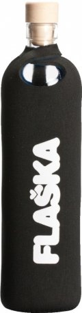 Бутилка FLASKA Neo 0.330L:Черно - бяло