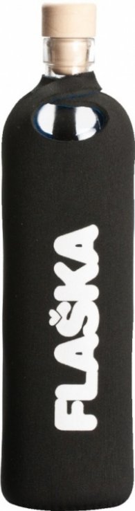 Бутилка FLASKA Neo 0.330L:Черно - бяло