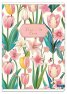 Тетрадка LASTVA Tulips, A5, различни видове