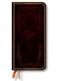 Бележник Paperblanks Diary 2016 Black Moroccan, Slim/ 0409
