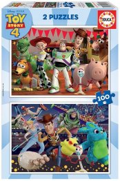 EDU18107 Играта на играчките -  пъзел 2х100 части