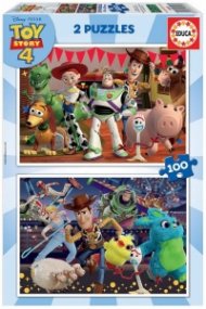 EDU18107 Играта на играчките - пъзел 2х100 части