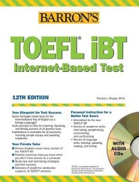 Barron's TOEFL iBT Internet -Based Test 12th edition + 10 Audio CDs