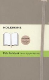 Бележник Moleskine Classic Colored Notebook Pocket Plain Khaki Beige Soft Cover [3586]