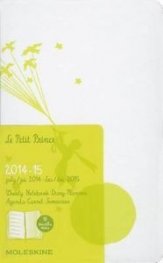 Бележник Moleskine 2015 Le Petit Prince Limited Edition Weekly Notebook 18 Month Large White Hard Cover [3227]