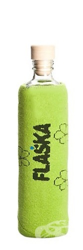Бутилка FLASKA Classic 0.500L:Зелени цветя