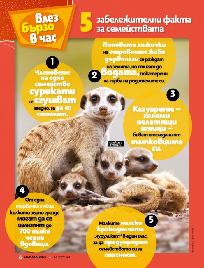 National Geographic KIDS България Август/2021