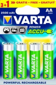Батерия VARTA Power Accu NiMh 2400 mAh HR6 AA – 3+1бр.