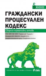 Граждански процесуален кодекс XII/2022