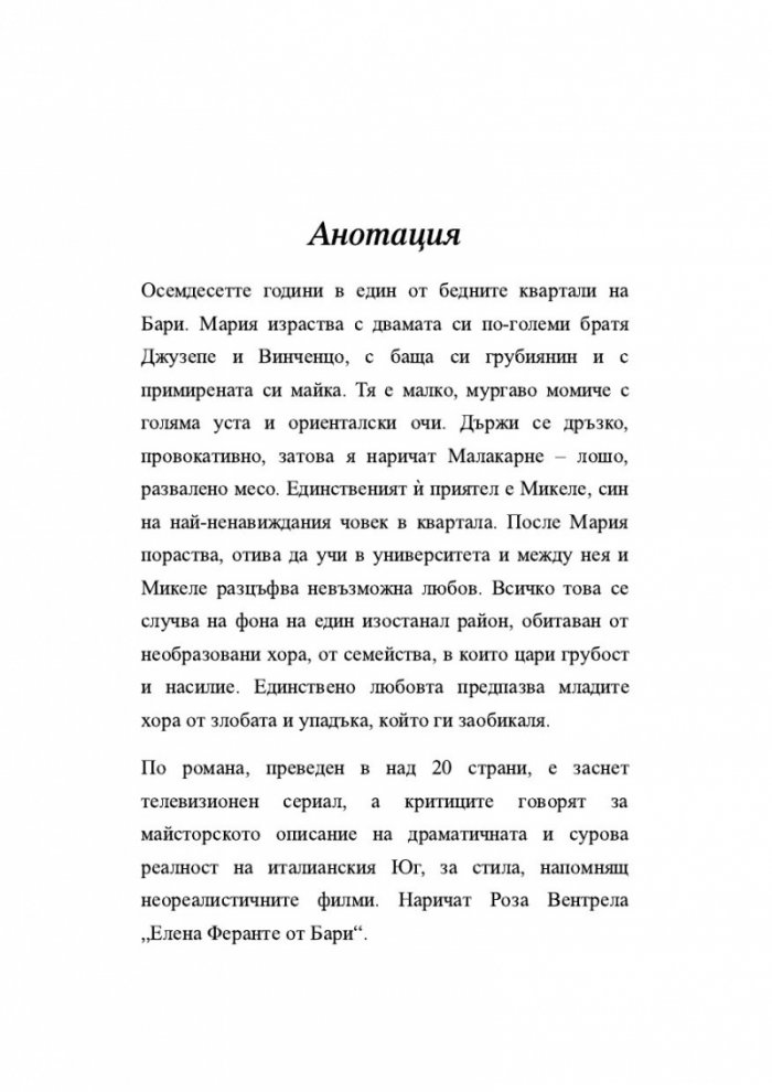 Историята на едно порядъчно семейство