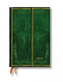 Бележник Paperblanks Diary 2013 Jade Mini Day, Lined/ 9954