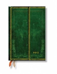 Бележник Paperblanks Diary 2013 Jade Mini Day, Lined/ 9954