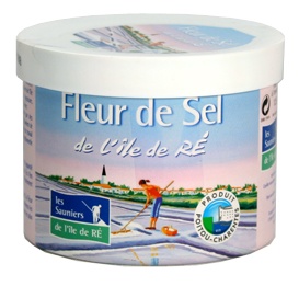 Келтска морска сол Fleur de Sel, пластмасов буркан 125 гр