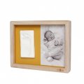Дървена Рамка за Бебешки Отпечатък и Снимка - Daisy Ochre 1502
