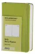 Бележник Moleskine Daily Diary Planner 2013 X-Small Lemon Green [Hard Cover] [1021]