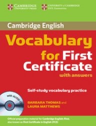 Cambridge Vocabulary for First Certificate with answers + Audio CD