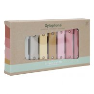 Дървен Ксилофон Розов LD7016