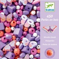 DJ09810 ИГРА СЪЗДАЙ БИЖУТА WOODEN BEADS BUTTERFLIES ST1