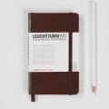 Бележник Leuchtturm 1917 Leuchtturm Liniert [Ruled], Hardcover, Tobacco/ 339 590