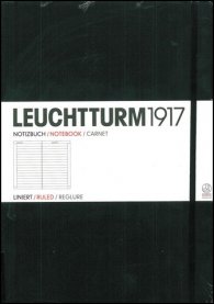 Бележник Leuchtturm 1917 Pocket Liniert [Ruled], Hardcover, Black/ 317 257