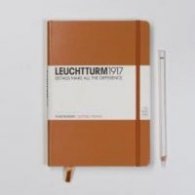 Бележник Leuchtturm 1917 Medium Blanko [Plain], Hardcover, Caramel/ 338 721