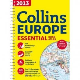 Collins Europe Essential Road Atlas 2013
