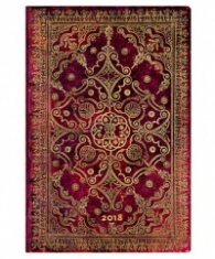 Бележник Paperblanks 2018 Carmine Diary, Mini, Lined/ 41627
