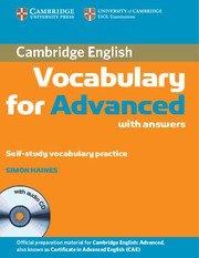 Cambridge Vocabulary for Advanced with answers + Audio-CD