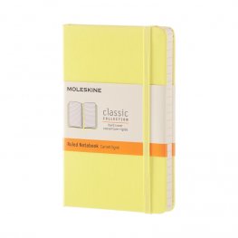 MOLESKINE CITRON YELLOW POCKET RULED NOTEBOOK [3595]