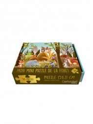 Мини пъзел - Горски животни - 50 части - CARTES D'ART