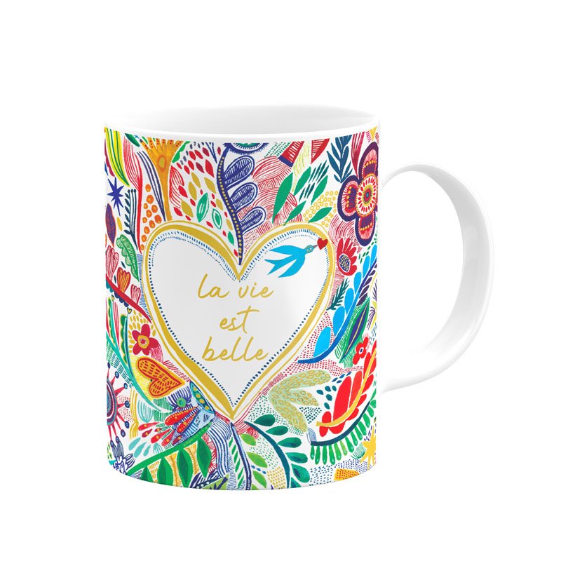 Чаша - Животът е прекрасен CARTES D'ART
