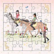 Картичка пъзел - Ездачи CARTES D'ART